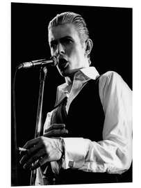 Foam board print David Bowie at the Empire Pool, Wembley, London 1976