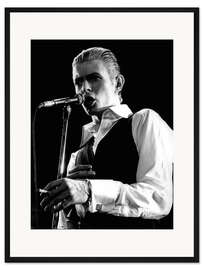 Gerahmter Kunstdruck David Bowie im Empire Pool, Wembley, London 1976