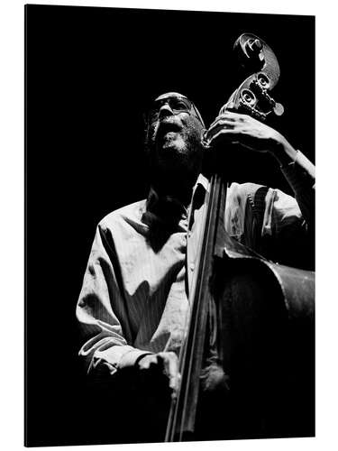 Cuadro de aluminio Ron Carter has double bass, Cite de la Musique, Paris