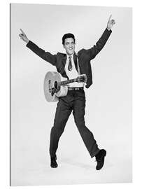 Gallery print Elvis Presley with guitar