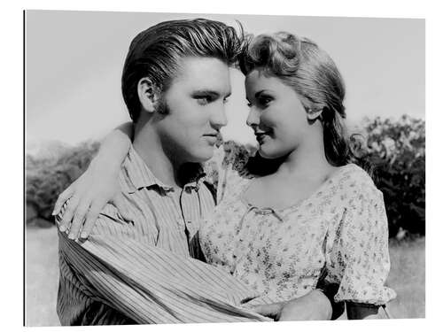 Gallery Print Elvis Presley und Debra Paget in "Love Me Tender".