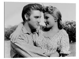 Gallery print Elvis Presley and Debra Paget in &quot;Love Me Tender&quot;.