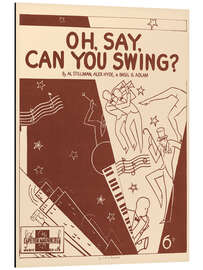 Stampa su alluminio JAZZ - 'Oh, Say, Can You Swing?