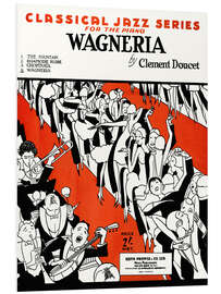 Foam board print Jazz Wagneria by Clément Doucet, 1927