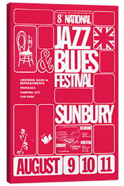 Canvas print Jazz &amp; Blues Festival 1968