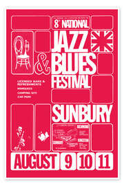 Poster Jazz &amp; Blues Festival 1968