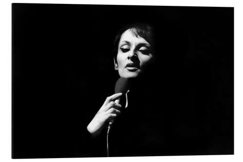 Aluminium print Barbara, French singer