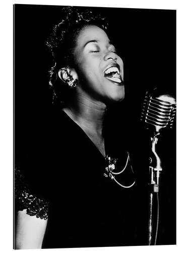 Gallery Print Sarah Vaughan, amerikanische Jazz-Sängerin und Pianistin