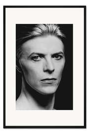 Gerahmter Kunstdruck David Bowie Porträt