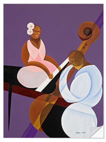 Selvklebende plakat Lavender Jazz, 2007