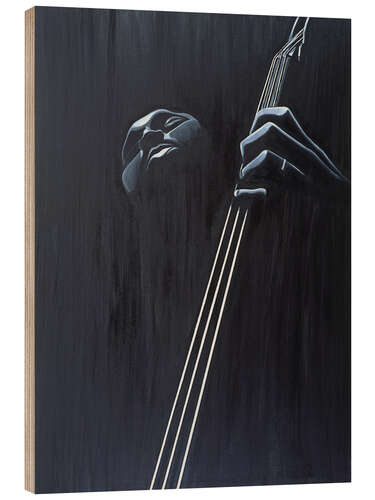 Wood print Groove Jazz
