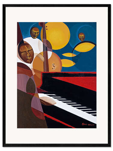Ingelijste kunstdruk Cobalt Jazz, 2007