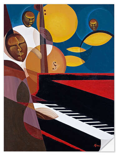 Selvklebende plakat Cobalt Jazz, 2007