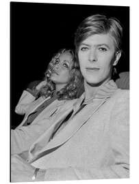 Cuadro de aluminio Sydne Rome and David Bowie, 1977