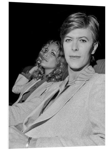 PVC-tavla Sydne Rome and David Bowie, 1977