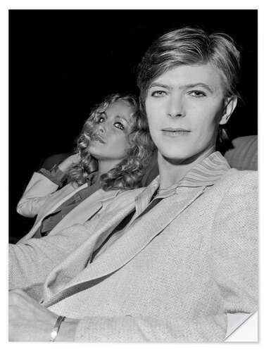 Sticker mural Sydne Rome and David Bowie, 1977