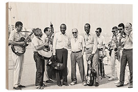 Puutaulu &quot;Boot-Leggers&quot; at the big jazz parade in Nice, 1985