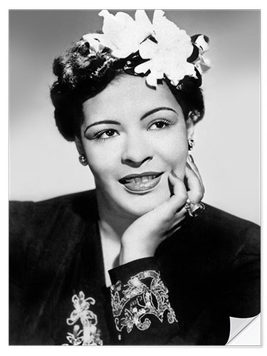 Vinilo para la pared Billie Holiday, 1945