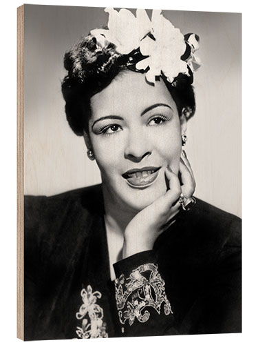 Hout print Billie Holiday, 1945
