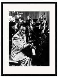 Plakat artystyczny premium w ramie Duke Ellington, 1950