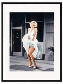 Framed art print Marilyn Monroe, The Seven Year itch, 1955