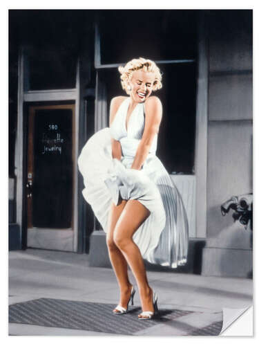 Självhäftande poster Marilyn Monroe, The Seven Year itch, 1955