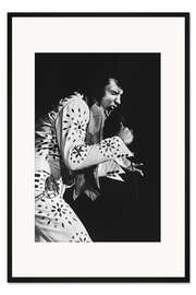 Gerahmter Kunstdruck Elvis Presley auf Tournee 1972