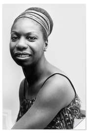 Selvklebende plakat Nina Simone