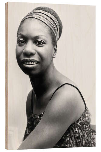 Holzbild Nina Simone