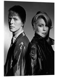 Akryylilasitaulu David Bowie and Catherine Deneuve in &#039;The Hunger&#039;, 1983