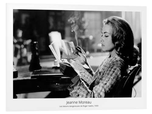 PVC-tavla Jeanne Moreau, Les liaisons dangereuses de Roger Vadim, 1959