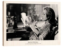 Wood print Jeanne Moreau, Les liaisons dangereuses de Roger Vadim, 1959