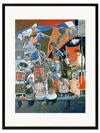 Framed art print The Jazz Quartet, 1994