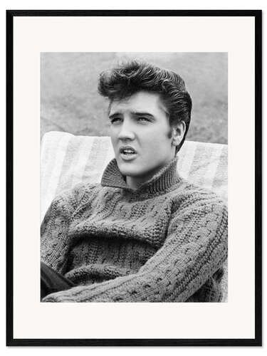 Impresión de arte enmarcada Elvis Presley, Jailhouse Rock, 1957