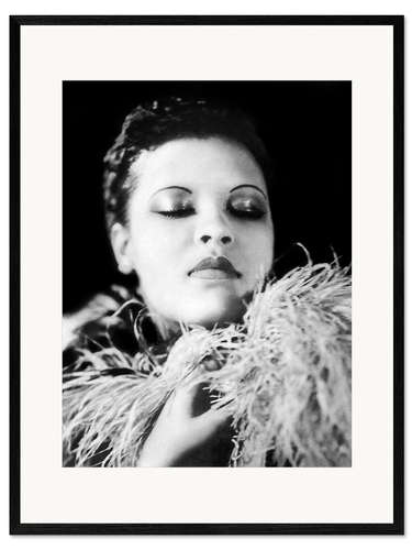 Ingelijste kunstdruk Billie Holiday, American jazz singer