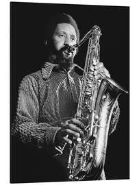 Cuadro de aluminio Sonny Rollins, jazz tenor saxophonist