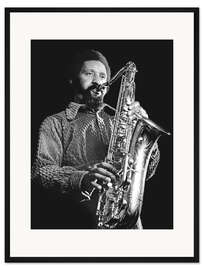 Gerahmter Kunstdruck Sonny Rollins, Jazz-Tenor Saxophonist