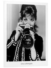 PVC print Gina Lollobrigida