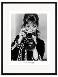 Gerahmter Kunstdruck Gina Lollobrigida