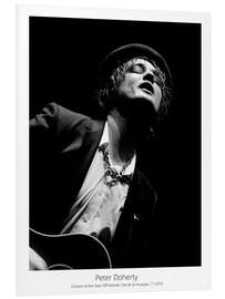 Foam board print Peter Doherty, Concert at the Days Off Festival, Cite de la musique