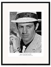 Inramat konsttryck Jean-Paul Belmondo - La Chasse L'Homme, 1964