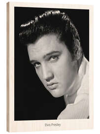 Wood print Elvis Presley Portrait II