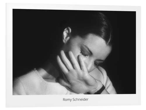 Foam board print Romy Schneider Pose II