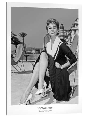 Gallery Print Sophia Loren, Cannes Festival, 1954