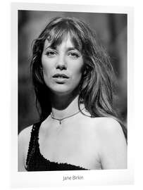 Akryylilasitaulu Jane Birkin Portrait