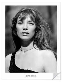 Wall sticker Jane Birkin Portrait