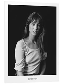 Foam board print Jane Birkin