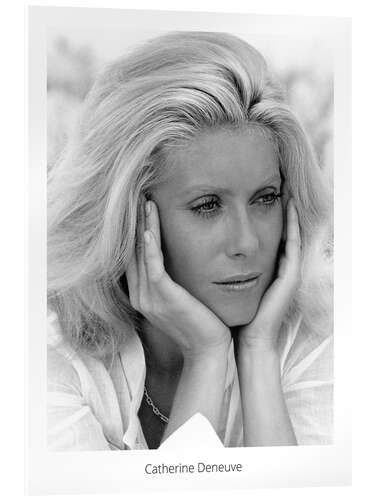 Acrylic print Catherine Deneuve