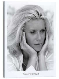 Canvas print Catherine Deneuve