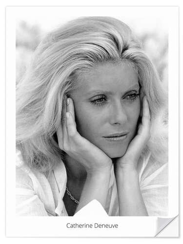 Muursticker Catherine Deneuve